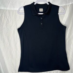 Columbia golf woman’s Black Fitted Polo Top
